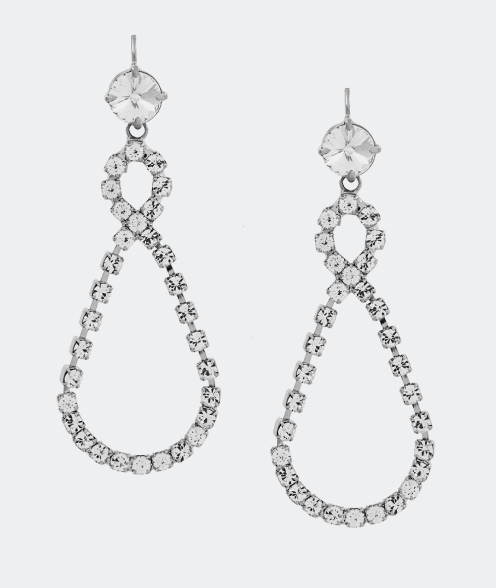 Alessandra Rich crystal-embellished star-shaped Drop Earrings - Farfetch