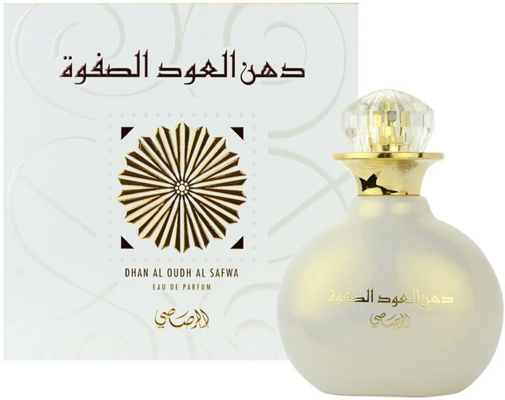 Enchanting Fragrance: Dhan Al Oud Al Safwa Perfume offers an enchanting fragrance that evokes a sense of allure and charm. Its carefully selected notes blend harmoniously to create a captivating aroma that is both sophisticated and timeless. Immerse yourself in the pure elegance of Dhan Al Oud Al Safwa Perfume. Long-Lasting Presence: With Dhan Al Oud Al Safwa Perfume, you can enjoy a long-lasting and captivating fragrance experience. The high concentration ensures that the scent lingers on your skin throughout the day, leaving a lasting impression wherever you go. Embrace the confidence and allure that comes with wearing a fragrance of unparalleled quality. Exquisite Blend: Dhan Al Oud Al Safwa Perfume by Rasai is a result of an exquisite blend of premium ingredients and masterful craftsmanship. Each note is carefully selected to create a fragrance that is distinctive and memorable. Immerse yourself in the sophistication of Dhan Al Oud Al Safwa Perfume and let it elevate your senses to new heights. Unmatched Luxury: Dhan Al Oud Al Safwa Perfume is a fragrance that embodies luxury and refinement. Its unique composition and attention to detail make it a symbol of elegance and taste. Embrace the opulence of Dhan Al Oud Al Safwa Perfume and let its aroma transport you to a world of pure indulgence. Price and Availability: Dhan Al Oud Al Safwa Perfume Rasai Perfume With Outer Package